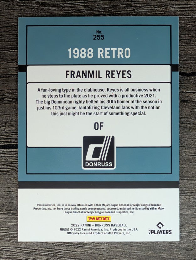 2022 Donruss #255 Franmil Reyes RETRO