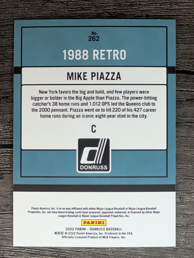 2022 Donruss #262 Mike Piazza RETRO
