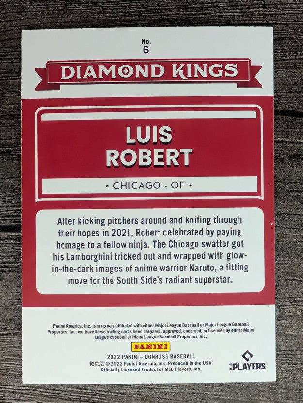 2022 Donruss #6 Luis Robert DK
