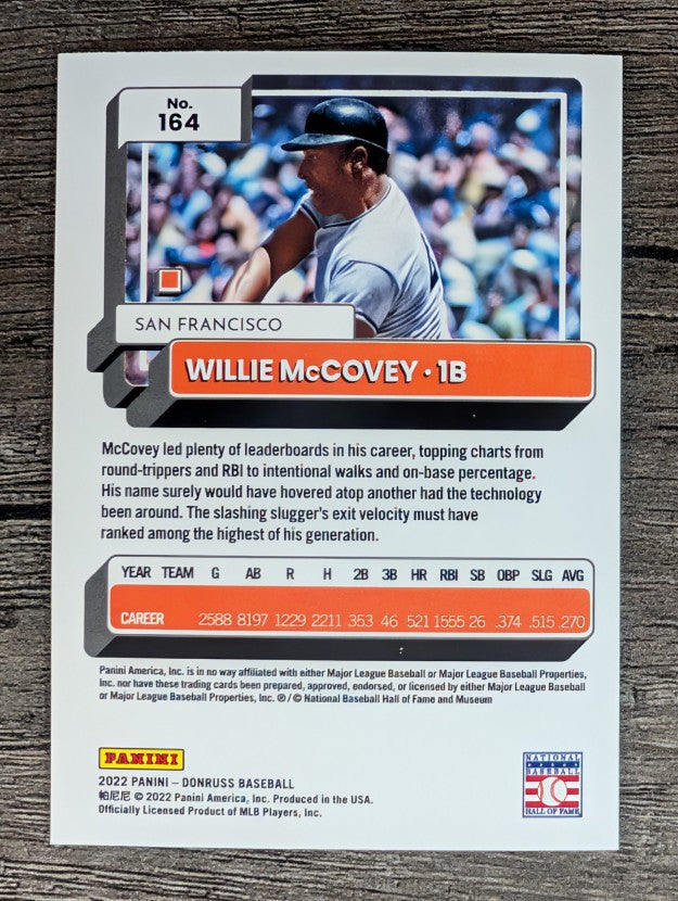 2022 Donruss #164 Willie McCovey