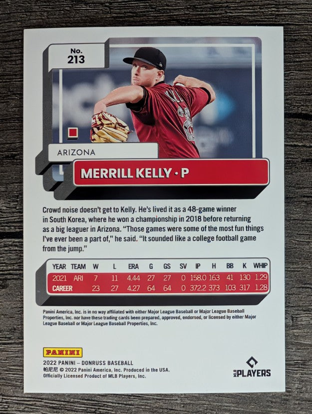 2022 Donruss #213 Merrill Kelly