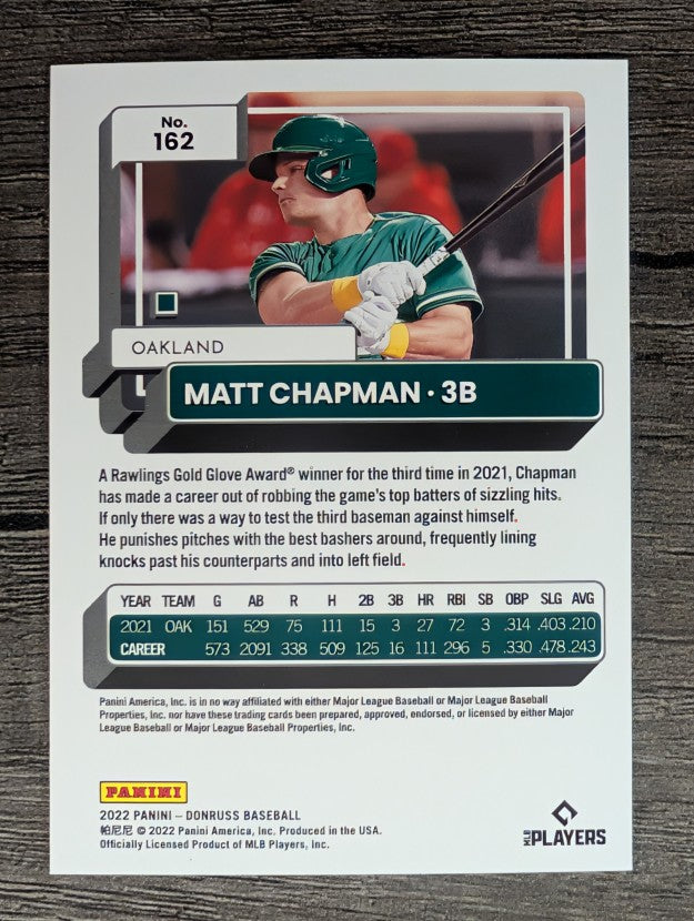 2022 Donruss #162 Matt Chapman