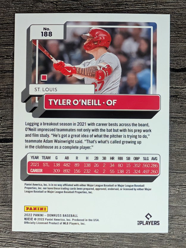 2022 Donruss #188 Tyler O'Neill