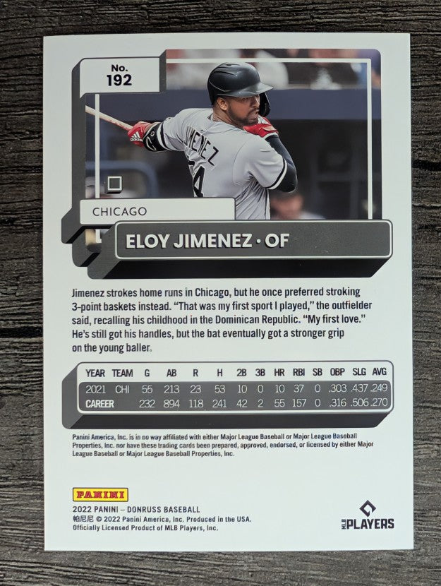 2022 Donruss #192 Eloy Jimenez