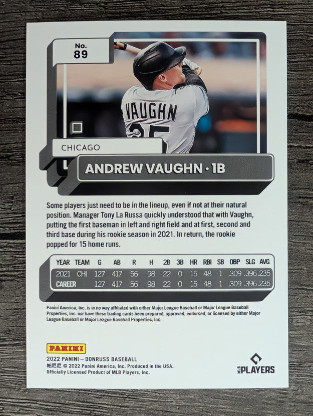 2022 Donruss #89 Andrew Vaughn