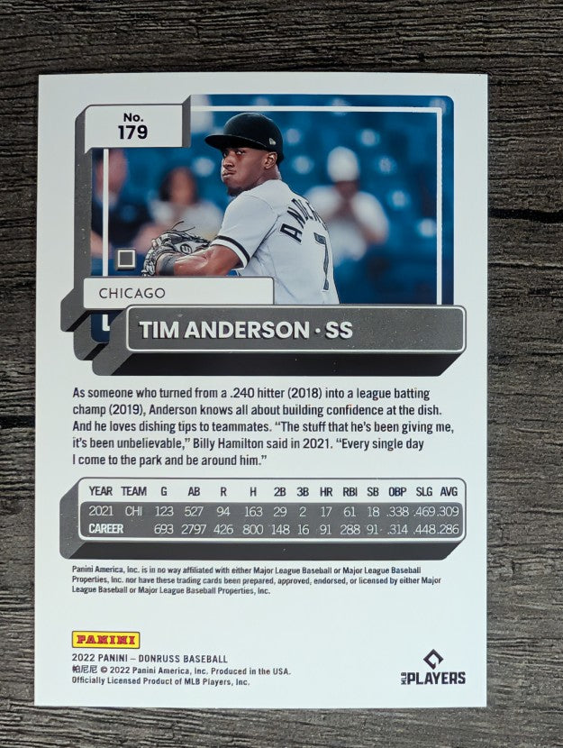 2022 Donruss #179 Tim Anderson