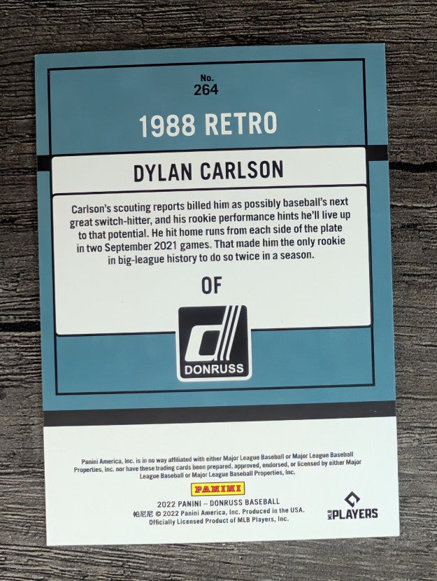 2022 Donruss #264 Dylan Carlson RETRO