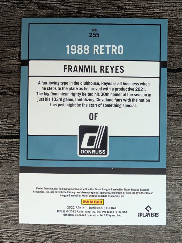 2022 Donruss #255 Franmil Reyes RETRO