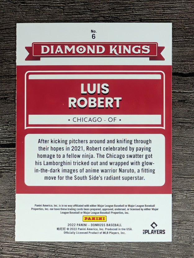 2022 Donruss #6 Luis Robert DK