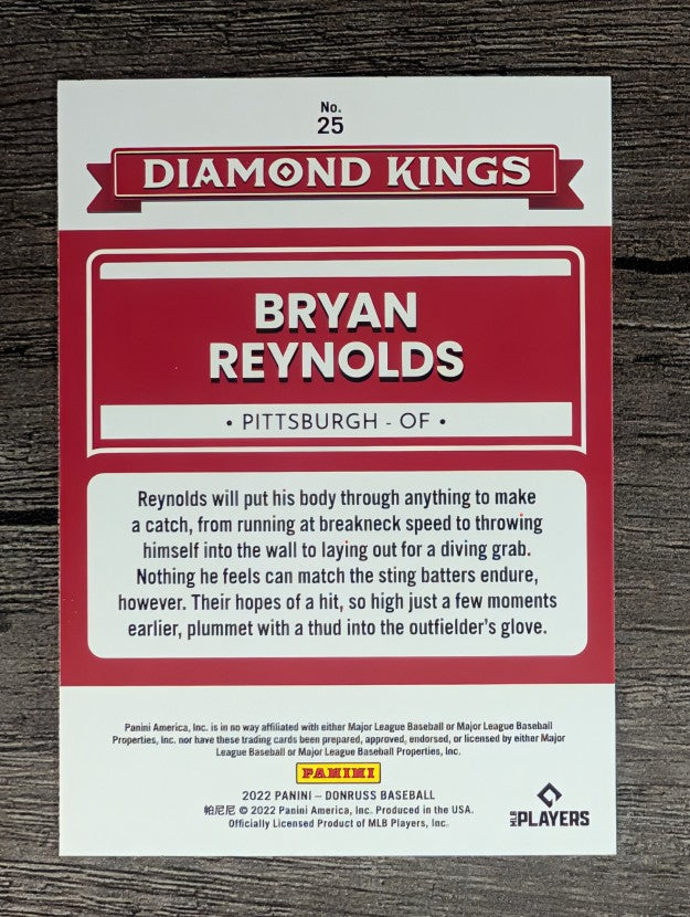 2022 Donruss #25 Bryan Reynolds DK