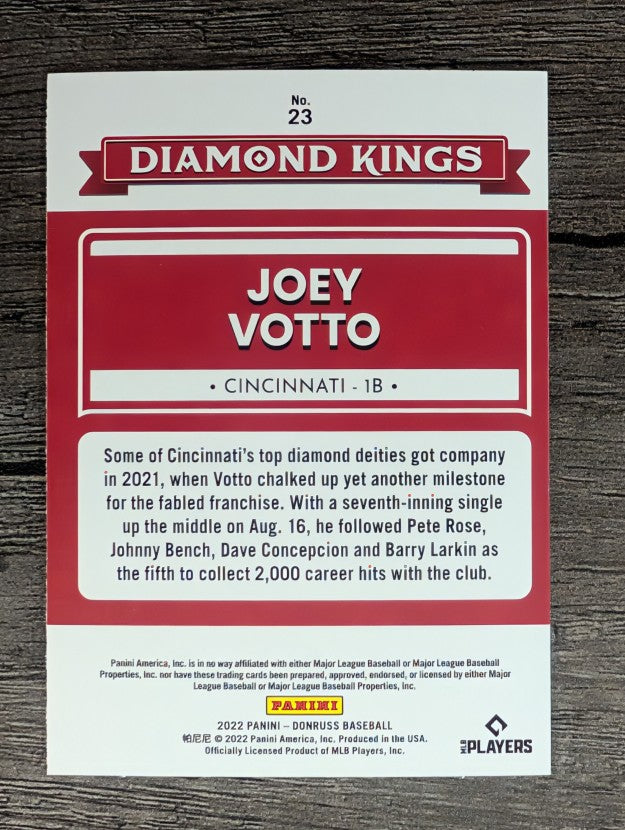 2022 Donruss #23 Joey Votto DK