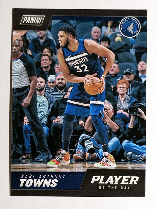 2018-19 Panini Player of the Day #15 Karl-Anthony Towns