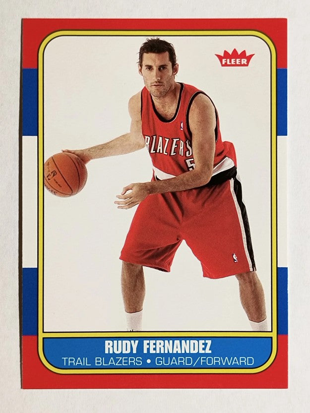 2008-09 Fleer 1986-87 Rookies #86R192 Rudy Fernandez