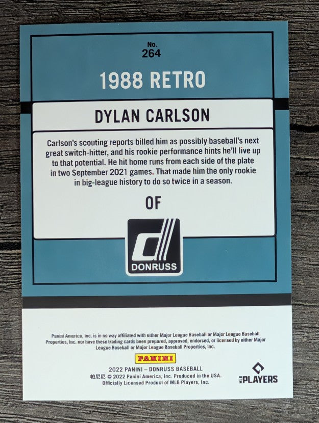 2022 Donruss #264 Dylan Carlson RETRO