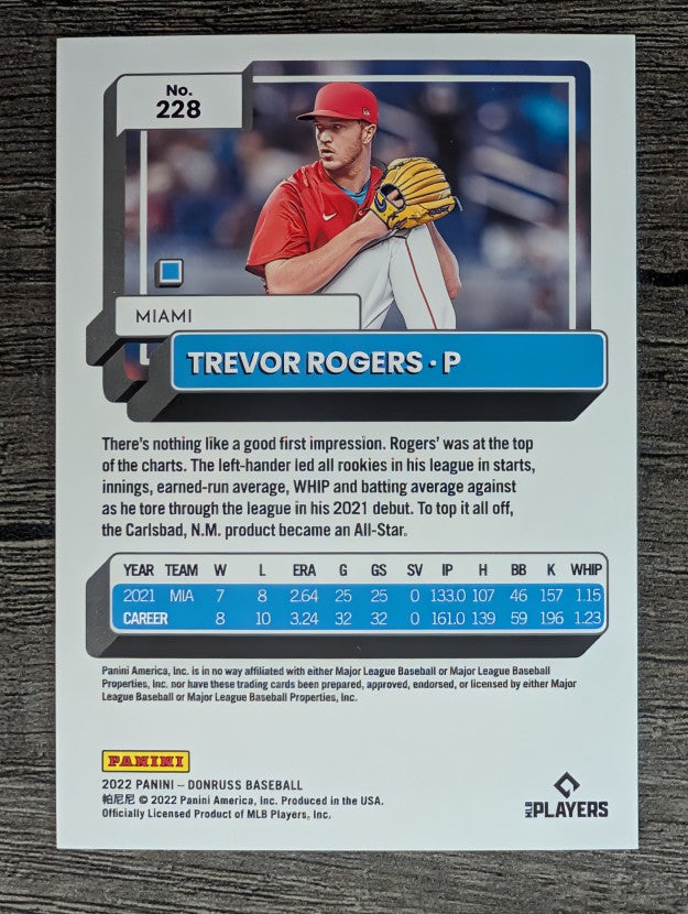 2022 Donruss #228 Trevor Rogers