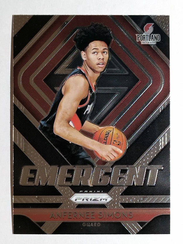 2018-19 Panini Prizm Emergent #24 Anfernee Simons