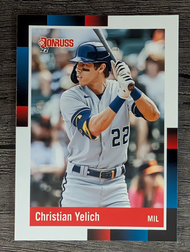 2022 Donruss #266 Christian Yelich RETRO