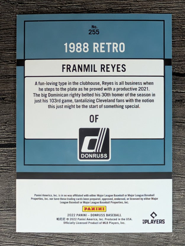 2022 Donruss #255 Franmil Reyes RETRO