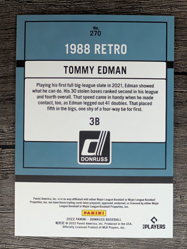2022 Donruss #270 Tommy Edman RETRO