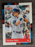 2022 Donruss #266 Christian Yelich RETRO