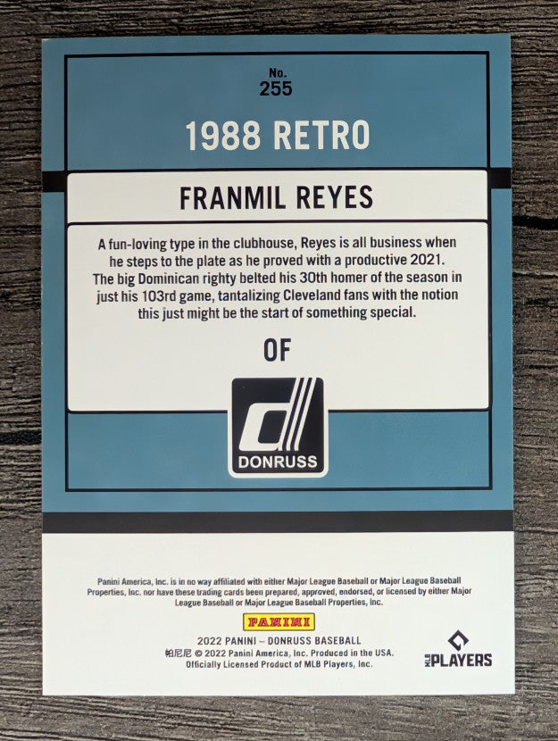 2022 Donruss #255 Franmil Reyes RETRO