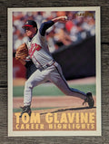 1993 Fleer Glavine #14 Tom Glavine/Send-Off 2