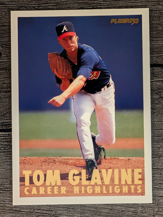 1993 Fleer Glavine #13 Tom Glavine/Send-Off 1