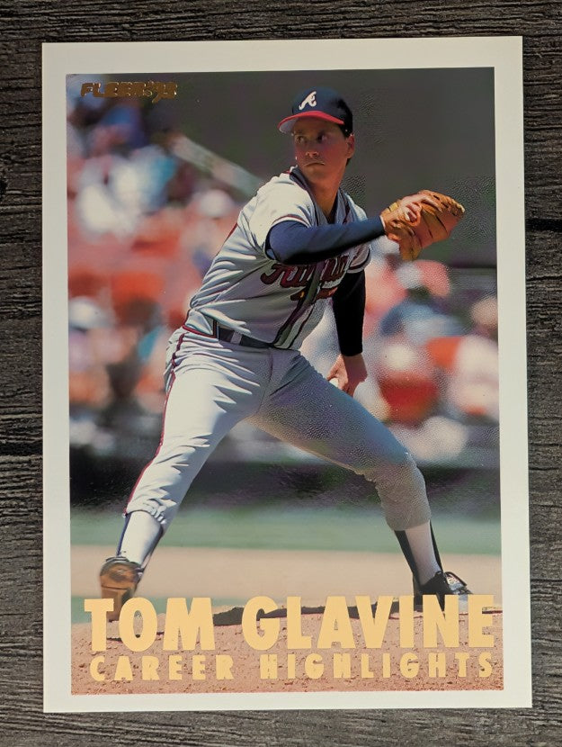 1993 Fleer Glavine #10B Tom Glavine/Facing left