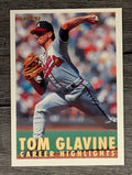 1993 Fleer Glavine #8B Tom Glavine/Facing left