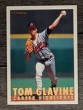 1993 Fleer Glavine #10 Tom Glavine/Facing forward