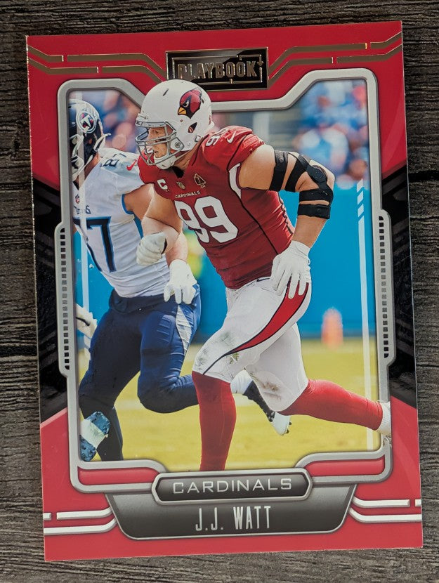 2021 Panini Playbook #3 J.J. Watt