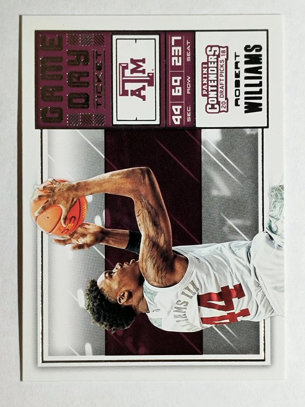2018-19 Panini Contenders Draft Picks Game Day Tickets #12 Robert Williams III