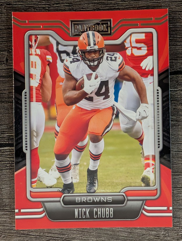 2021 Panini Playbook #21 Nick Chubb