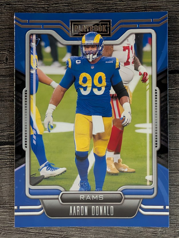 2021 Panini Playbook #44 Aaron Donald