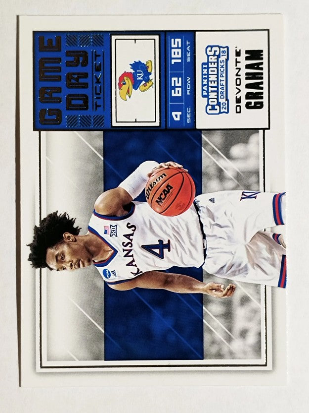 2018-19 Panini Contenders Draft Picks Game Day Tickets #31 Devonte' Graham