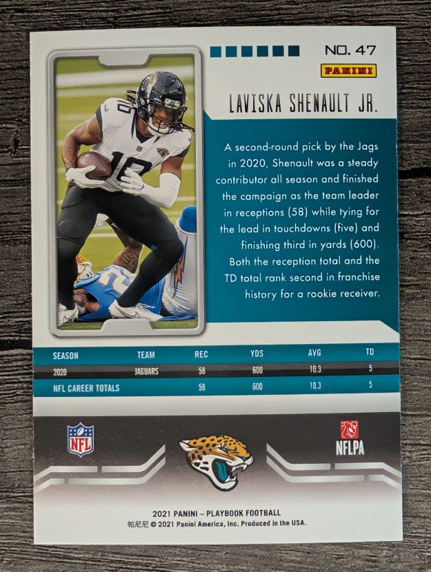 2021 Panini Playbook #47 Laviska Shenault Jr.