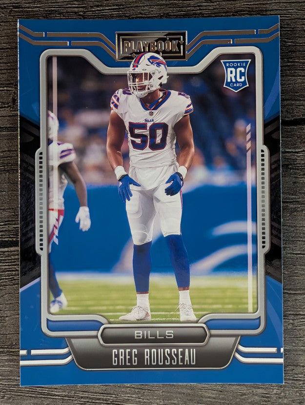 2021 Panini Playbook #153 Greg Rousseau RC