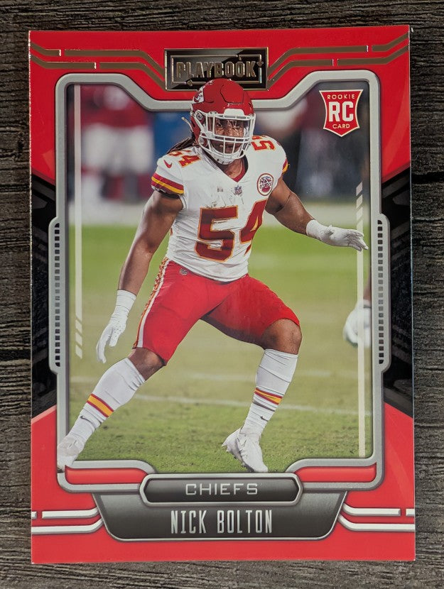2021 Panini Playbook #165 Nick Bolton RC