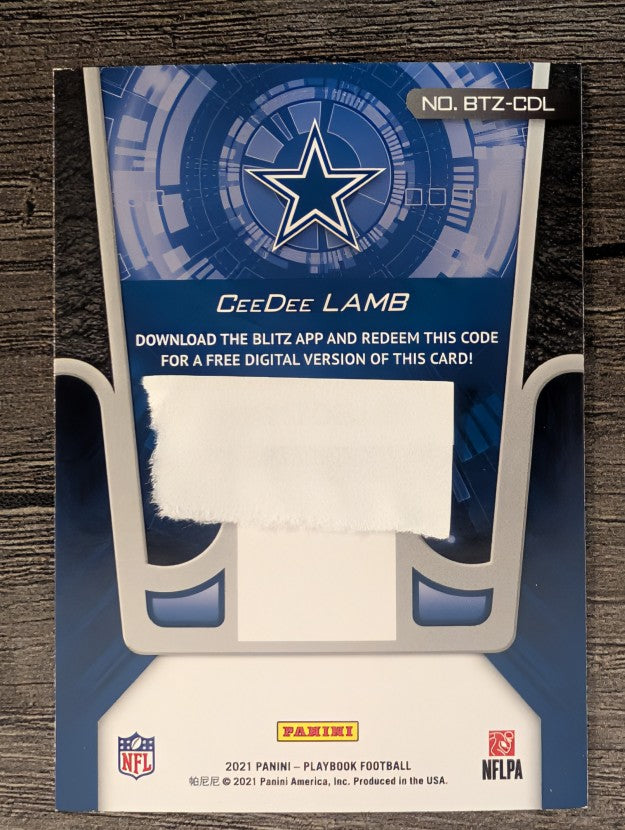 2021 Panini Playbook BLITZ #13 CeeDee Lamb