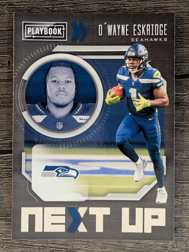2021 Panini Playbook Next Up #8 D'Wayne Eskridge