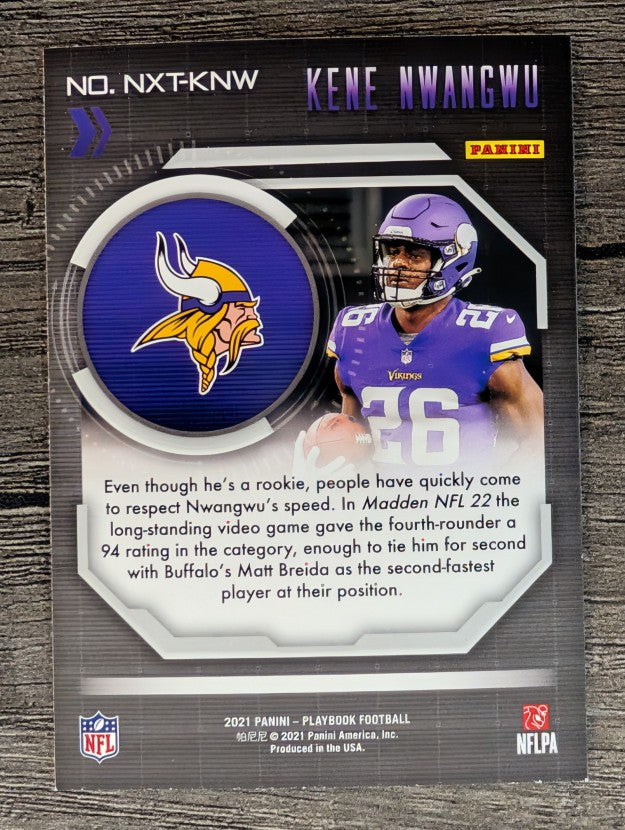 2021 Panini Playbook Next Up #22 Kene Nwangwu