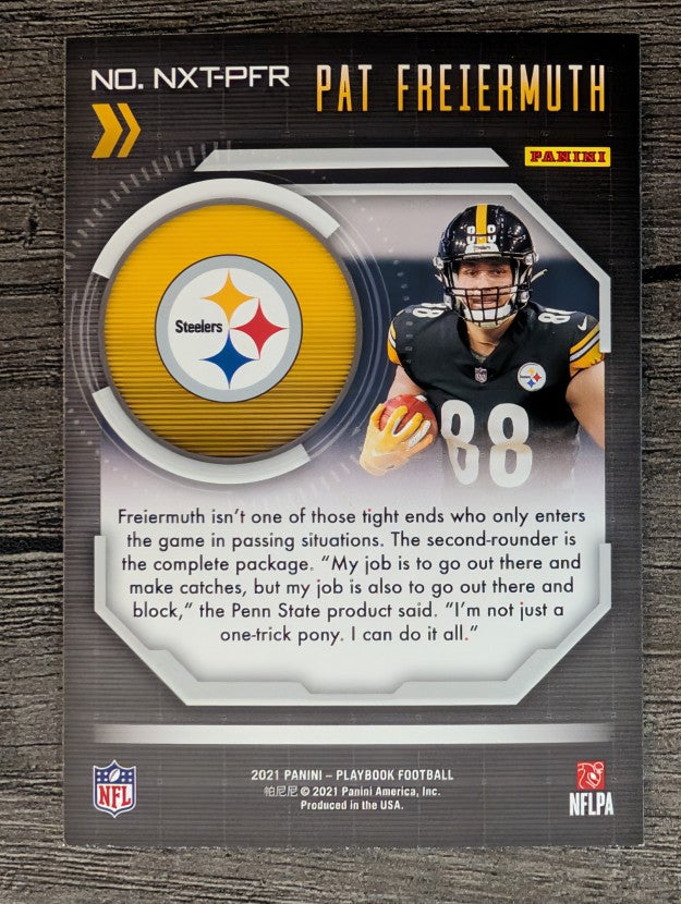 2021 Panini Playbook Next Up #30 Pat Freiermuth