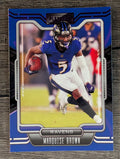 2021 Panini Playbook Purple #8 Marquise Brown