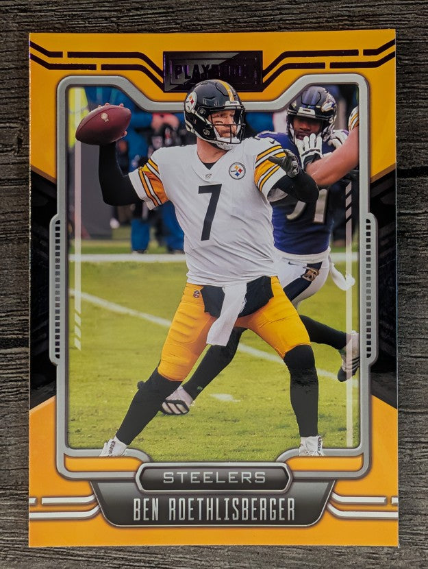 2021 Panini Playbook Purple #92 Ben Roethlisberger