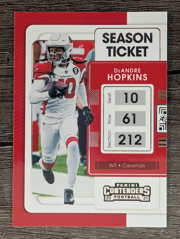 2021 Panini Contenders #2 DeAndre Hopkins