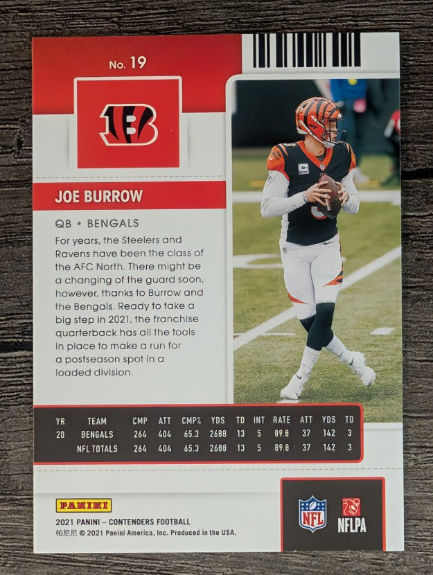2021 Panini Contenders #19 Joe Burrow