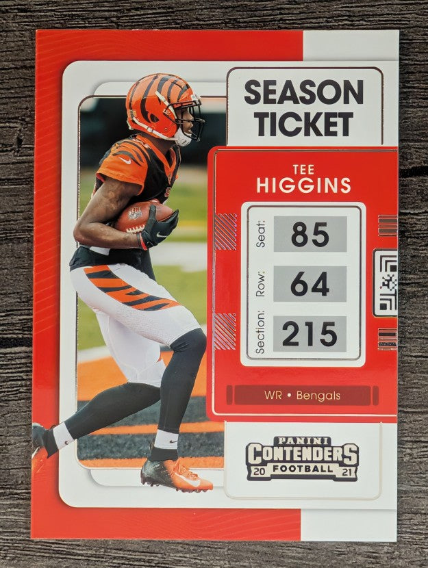 2021 Panini Contenders #20 Tee Higgins