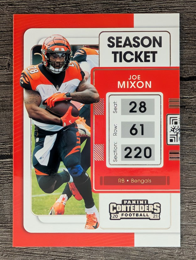 2021 Panini Contenders #21 Joe Mixon