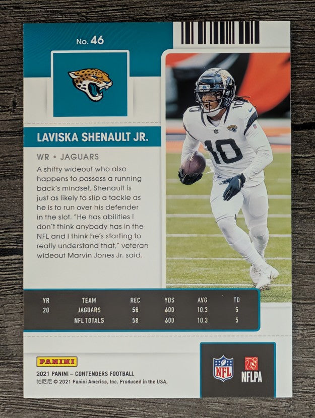 2021 Panini Contenders #46 Laviska Shenault Jr.