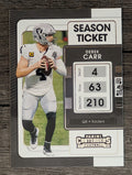 2021 Panini Contenders #57 Derek Carr